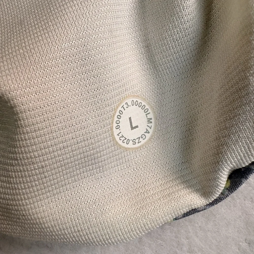 Lululemon Shorts Mens L Jitter Dot Gray Pace Breaker Lined Stretch Zip Pocket